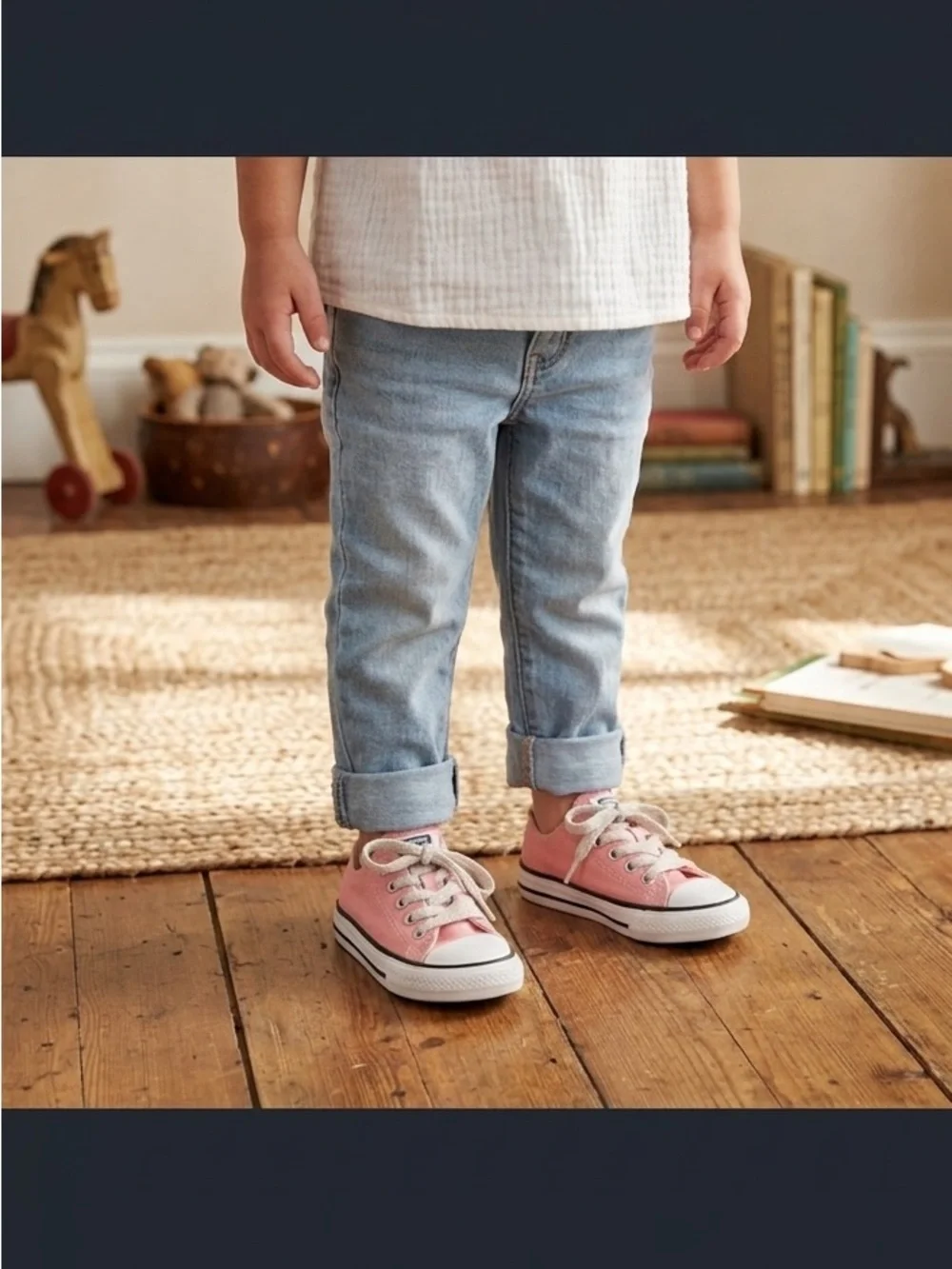 Kids Pink Converse